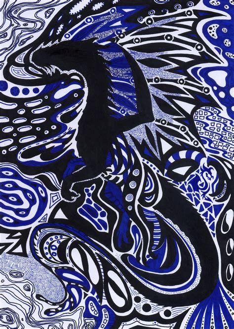 Dragon 61 - Abstract Dragon by FanDragonBall on DeviantArt