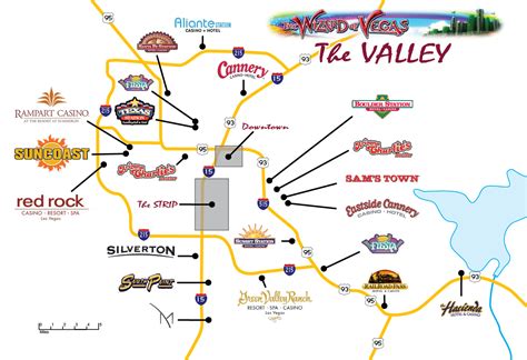 Lv Strip Casino Map | semashow.com