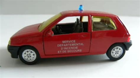 Renault Clio Pompiers Service D Partemental Solido Sans Boite Eur