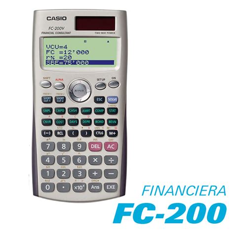 Calculadora Financiera Fc V Casio