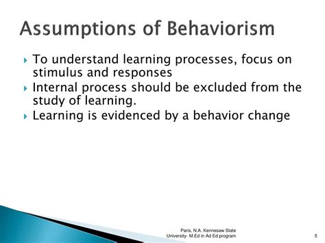 Behavioral Theory