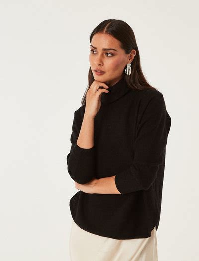 Davida Cashmere Curved Turtleneck Golfy Boozt