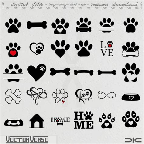 Paw Print Svg, Dog Paw SVG, Dog Svg, Paw Svg, Animal Paw Svg, Cat Paw ...