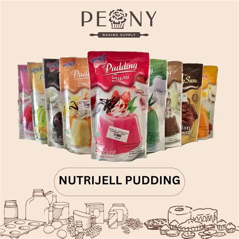 Jual NUTRIJELL PUDDING SUSU BELGIAN CHOCOLATE COKELAT MANGGA