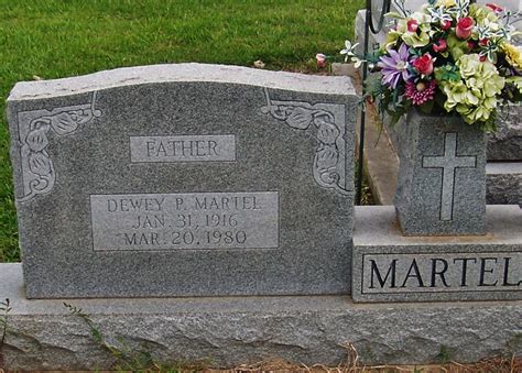 Dewey P Martel Find A Grave Memorial