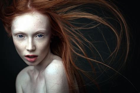 Redhead Face Women Model Portrait Wallpaper Coolwallpapersme