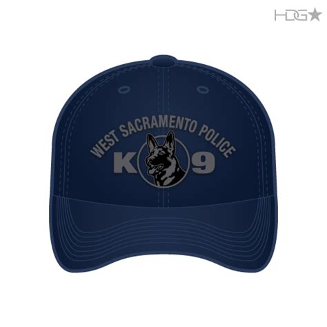 West Sacramento Police K 9 Unit Dark Navy Flexfit® Hat Hdg Tactical