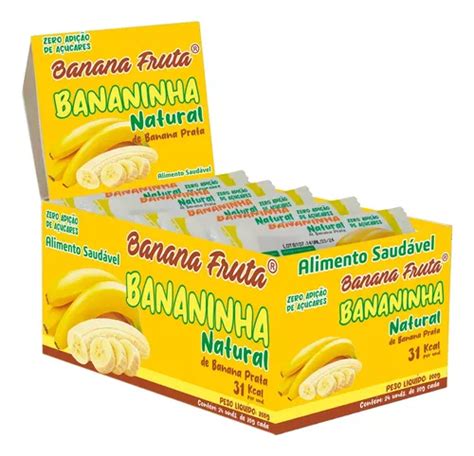 Bananinha Cremosa Zero A Ucar Fitness Natural Caixa Uni Mercadolivre