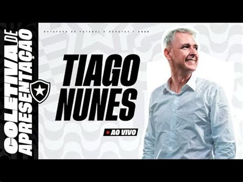 Ao Vivo Coletiva de Apresentação Tiago Nunes YouTube