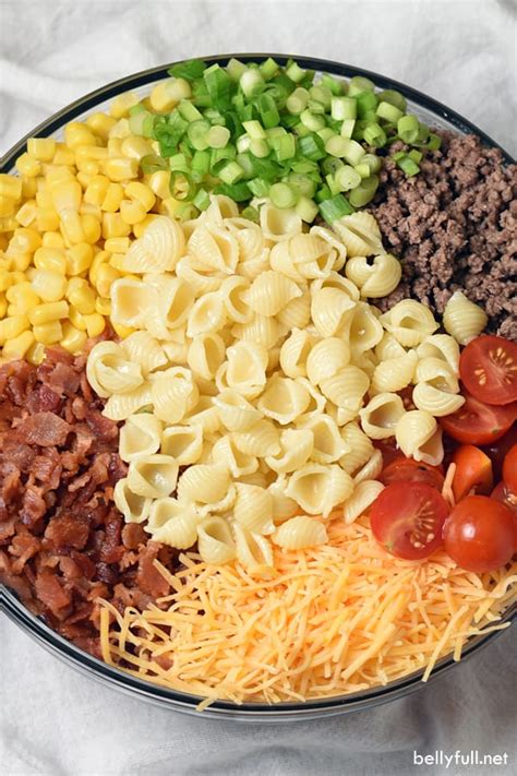 Cowboy Pasta Salad Recipe Belly Full