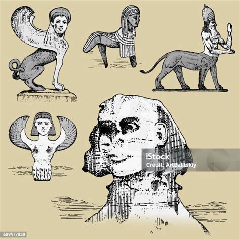 Sphinx Mesir Dan Makhluk Fantastis Lainnya Simbol Mitologi Peradaban ...