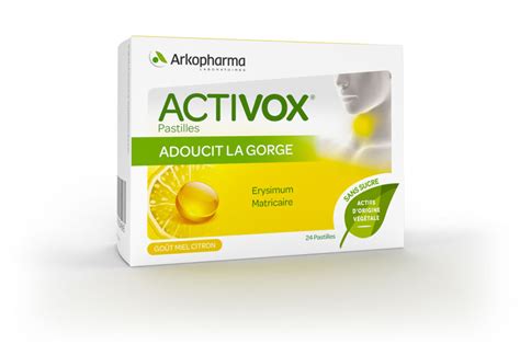 Arkopharma Activox Adoucit La Gorge Miel Citron Pastilles Pharma