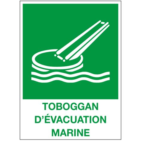 Panneau Toboggan D Vacuation Marine Iso Premiers Secours