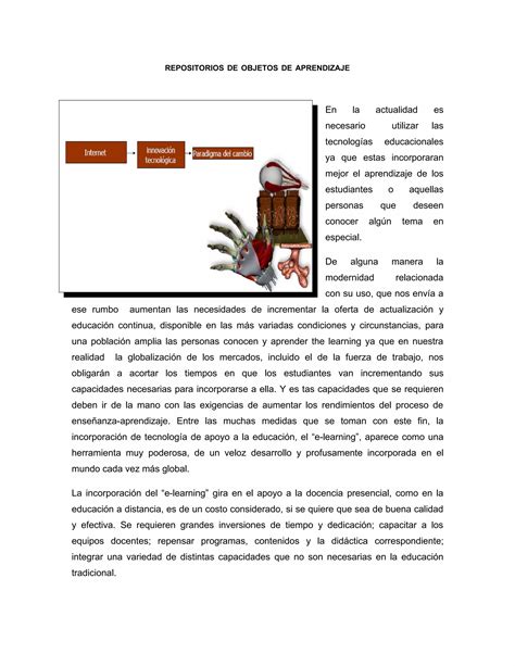 Repositorios De Objetos De Aprendizaje Pdf