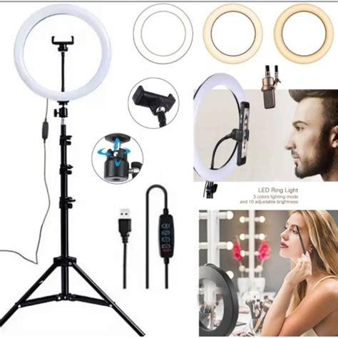 Kit Para Youtuber Ring Light 16 Cm Tripe Suporte Celular