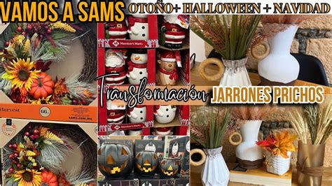 OTOÑO HALLOWEEN Y NAVIDAD EN SAMS DIY TRANSFORMACIÓN JARRONES DE