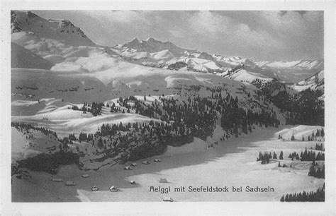 Sachseln Alp Aelggi Mit Seefeldstock Im Winter Ansichtskarten Shop