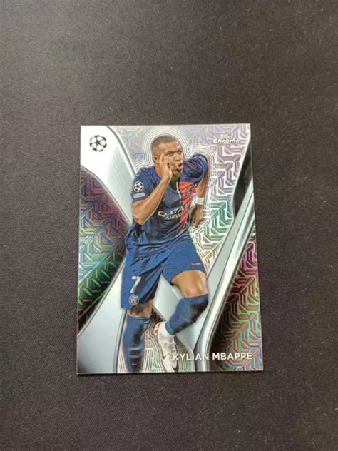 2024 TOPPS COMPETITION UCC Kylian Mbappe Chrome Mojo Cast Hit SSP PSG