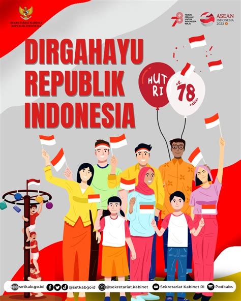 Sekretariat Kabinet Republik Indonesia | HUT ke-78 RI | Sekretariat Kabinet Republik Indonesia