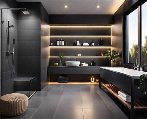 The Complete Guide to Black and Gray Bathroom Design - Corley Designs