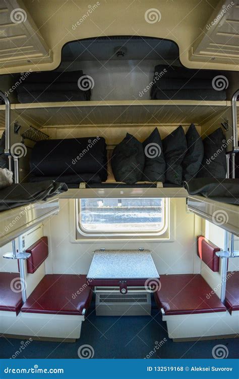 Interior of the Trans-Siberian Express Train, Connecting Moscow with ...