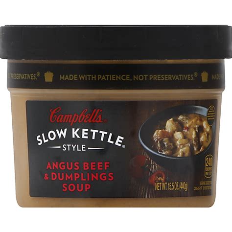 Campbells® Slow Kettle® Style Angus Beef And Dumplings Soup 15 5 Oz