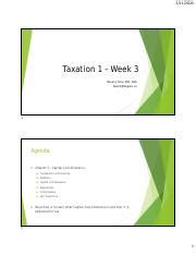 Week 3 Lecture Pdf 2 11 2020 Taxation 1 Week 3 Beverly Poon CPA