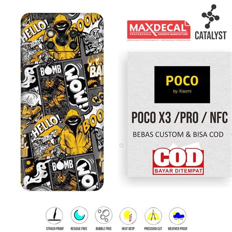 Jual Garskin Skin Fullbody POCO X3 PRO NFC GUNDAM BISA CUSTOM KODE