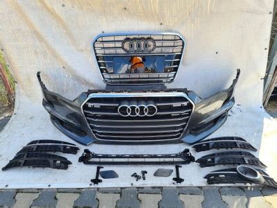 AUDI A6 C7 LIFT S LINE ZDERZAK PRZEDNI KOMPLETNY 10834326587