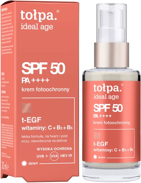 TOŁPA Ideal Age krem do twarzy fotoochronny SPF50 PA 30 ml