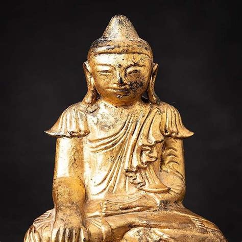 Antique Burmese Wooden Buddha Statue From Burma For Sale At 1stdibs