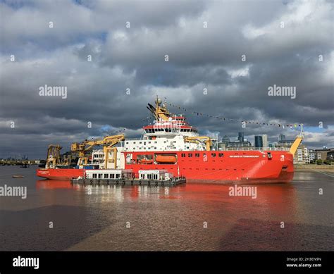 RRS Sir David Attenborough - British Antarctic Polar Research Vessel ...