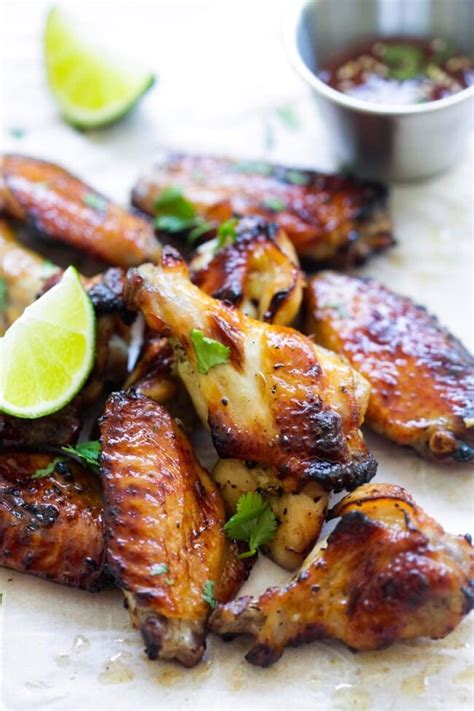 Sweet Thai Chicken Wings Sticky And Delicious Rasa Malaysia