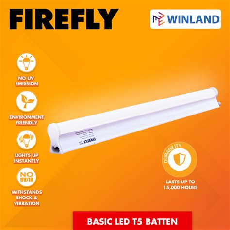 Firefly By Winland Basic Series Led T Batten W V Cool