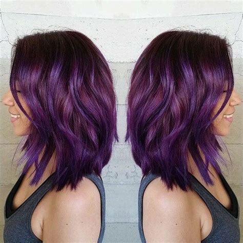 Purple Ombre Hair Color Combinations