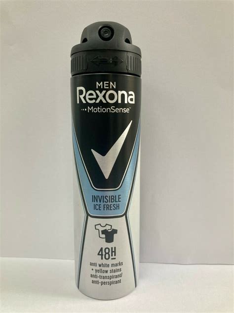 Rexona invisible ice fresh deodorant antiperspirant spray for men 48 ...