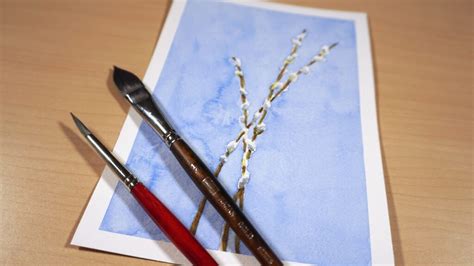 How To Paint Watercolour Pussy Willows The Weekend Beckons
