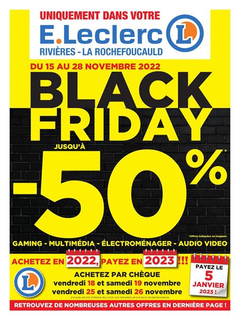 Catalogue E Leclerc Black Friday