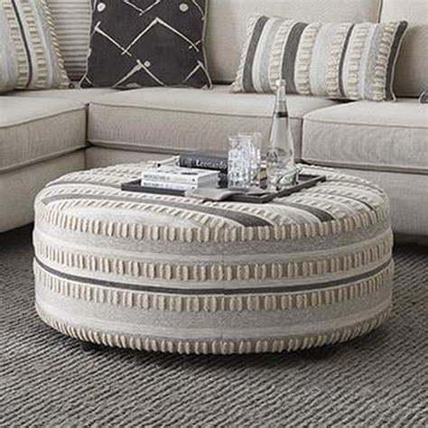 Albany Persia 0462 33 Gens 69582 Contemporary Round Cocktail Ottoman