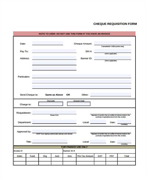 Free 40 Sample Requisition Forms In Excel Pdf Ms Word