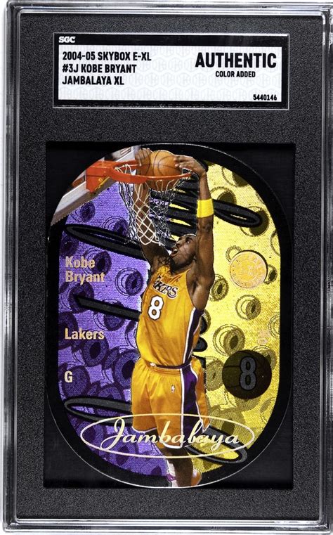 Skybox E Xl Jambalaya Xl Kobe Bryant Sgc Authentic C Flickr