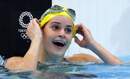 Kaylee Mckeown Australia Celebrates After Winning Editorial Stock Photo