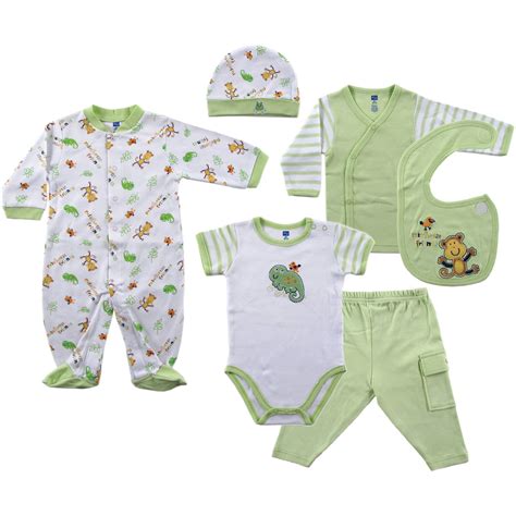 Newborn Baby Boys Layette Set 6pc