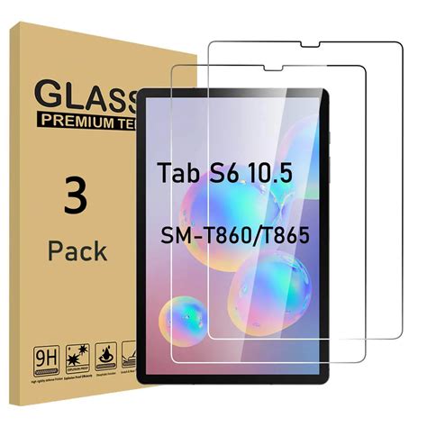 3er Pack Geh Rtetes Glas F R Samsung Galaxy Tab S6 10 5 SM T860