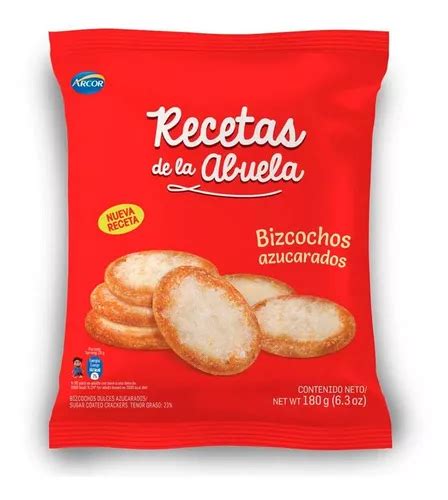 Bizcochos Azucarados Arcor Recetas De La Abuela 180gr MercadoLibre