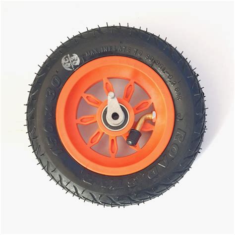 MC A LE SKIKE Roue pneumatique Ø 150 mm 6 orange AVEC système