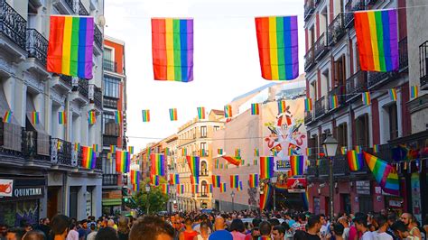 Marcha Del Orgullo Gay En Madrid