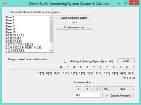 C# Programming Tips and Examples: Mixed Radix Numeral System class and ...