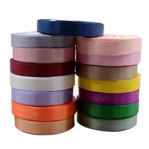 Polyester Satin Fabric Plain Polyester Satin Ribbon Packaging Type