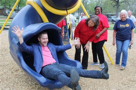 Carthage Rotarians Chamber Celebrates New Davis Park Playground